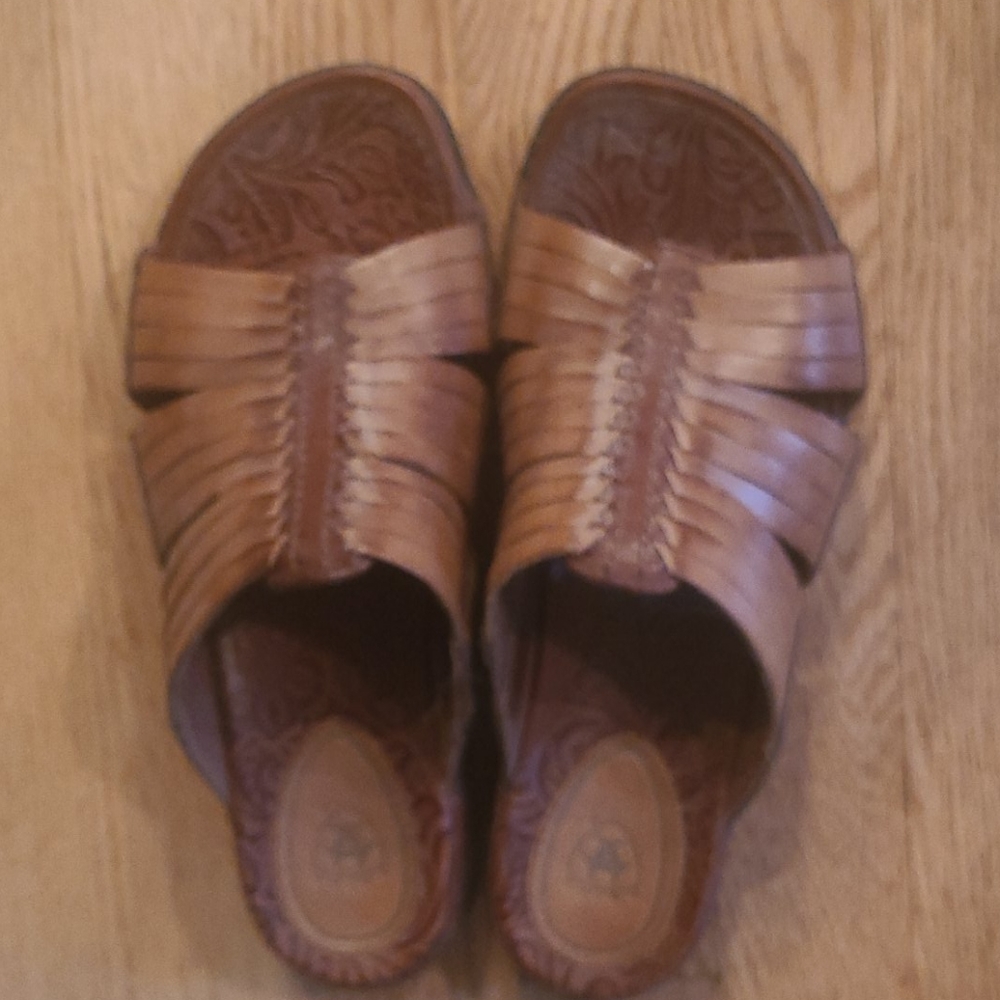 Ariat brown leather shoes
